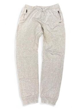 Burberry London Grey Embroidered Slim Sweatpants